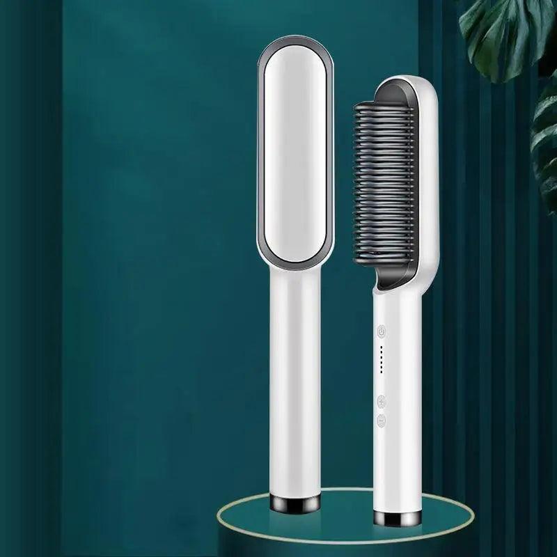 Escova Elétrica Modeladora e Alisadora para Cabelo Bivolt